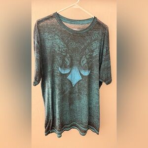 Mens Helix Sheer Tee T-shirt SZ XL